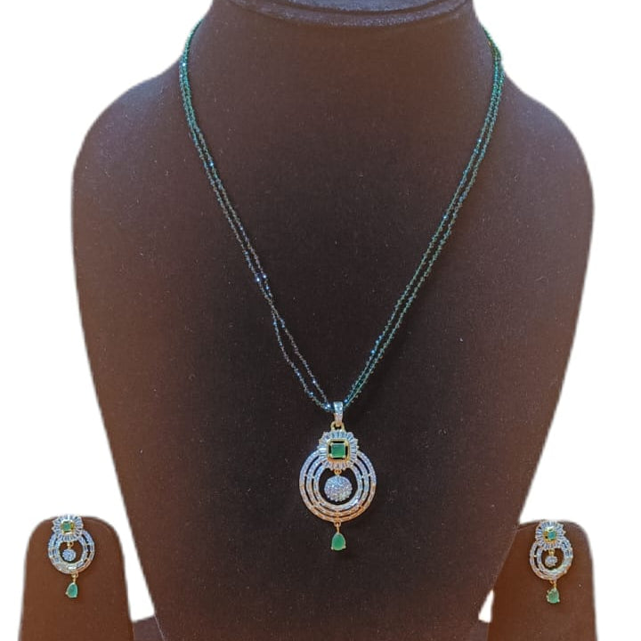 Green Pendant set