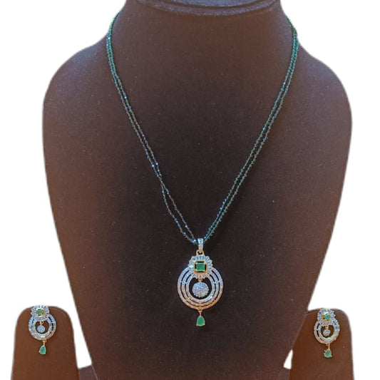 Green Pendant set